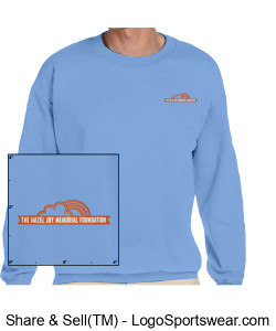 Crewneck Sweatshirt - Blue Design Zoom